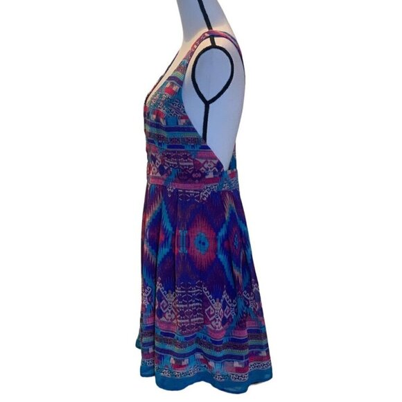 Forever 21 Dresses & Skirts - Forever 21 Womens Asymmetrical Dress Size M Sleeveless Boho Indie Purple